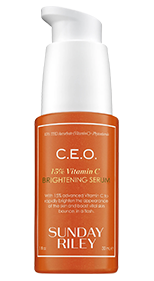 
	
	Sunday Riley C.E.O. 15% Vitamin C Brightening Serum

